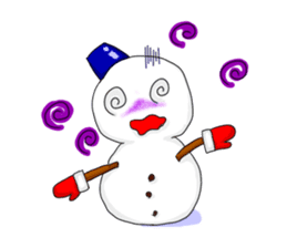 Emotions of Cool Snowman sticker #8646958