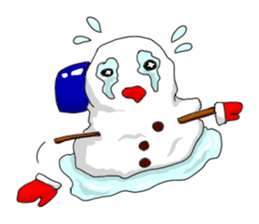 Emotions of Cool Snowman sticker #8646959