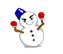 Emotions of Cool Snowman sticker #8646963