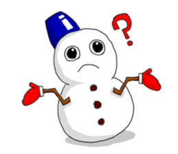 Emotions of Cool Snowman sticker #8646965