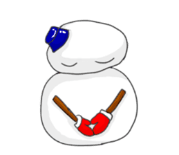 Emotions of Cool Snowman sticker #8646966