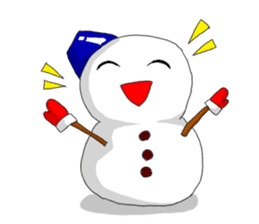 Emotions of Cool Snowman sticker #8646968