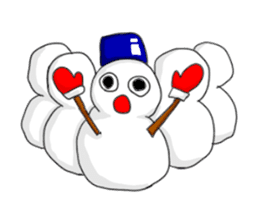Emotions of Cool Snowman sticker #8646975