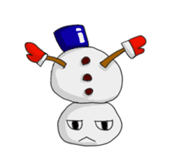 Emotions of Cool Snowman sticker #8646976