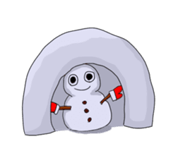 Emotions of Cool Snowman sticker #8646980