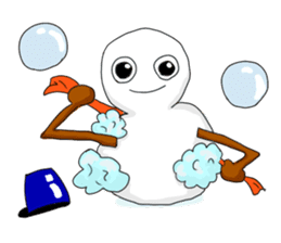 Emotions of Cool Snowman sticker #8646984