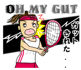 Beautiful Tennis Girl sticker #8647027