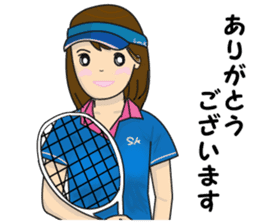 Beautiful Tennis Girl sticker #8647041