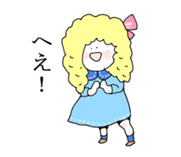 Cute girl Candy Japanese version sticker #8647070