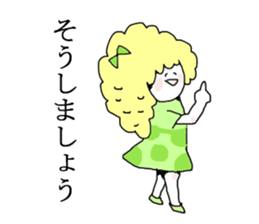 Cute girl Candy Japanese version sticker #8647075