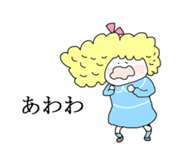 Cute girl Candy Japanese version sticker #8647078