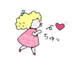 Cute girl Candy Japanese version sticker #8647081