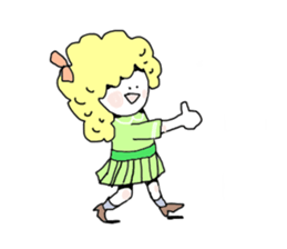 Cute girl Candy Japanese version sticker #8647082