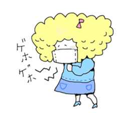 Cute girl Candy Japanese version sticker #8647093