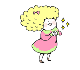 Cute girl Candy Japanese version sticker #8647096