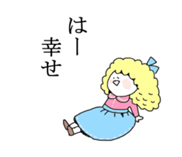 Cute girl Candy Japanese version sticker #8647100