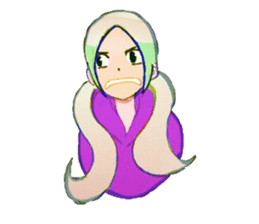 twin tailed girls 2 sticker #8647329