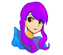 twin tailed girls 2 sticker #8647339