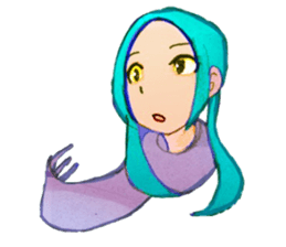 twin tailed girls 2 sticker #8647344