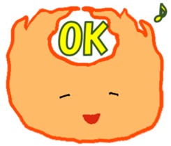 A bonfire Sticker sticker #8647559