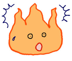 A bonfire Sticker sticker #8647563