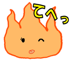 A bonfire Sticker sticker #8647583