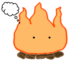 A bonfire Sticker sticker #8647585