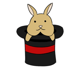 Funny Bunny Rabbit sticker #8647746