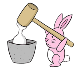 Funny Bunny Rabbit sticker #8647748