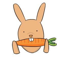 Funny Bunny Rabbit sticker #8647751