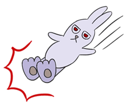 Funny Bunny Rabbit sticker #8647753