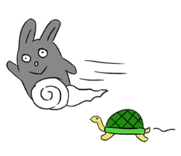 Funny Bunny Rabbit sticker #8647754