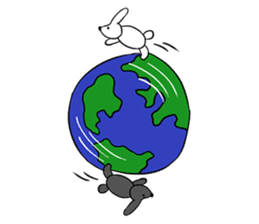 Funny Bunny Rabbit sticker #8647756