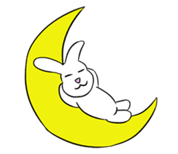 Funny Bunny Rabbit sticker #8647757