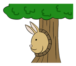 Funny Bunny Rabbit sticker #8647760