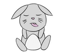 Funny Bunny Rabbit sticker #8647766