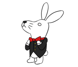 Funny Bunny Rabbit sticker #8647767