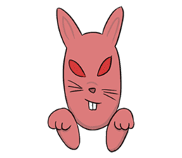 Funny Bunny Rabbit sticker #8647770
