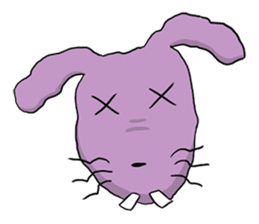 Funny Bunny Rabbit sticker #8647771