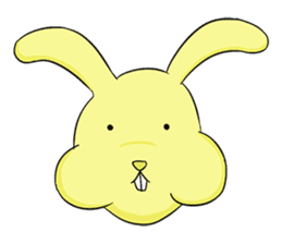 Funny Bunny Rabbit sticker #8647775