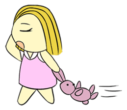Funny Bunny Rabbit sticker #8647780