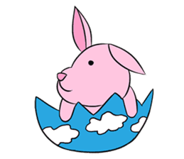 Funny Bunny Rabbit sticker #8647782