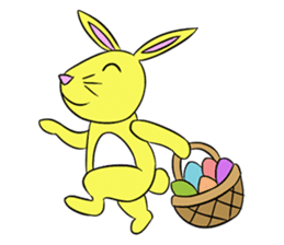 Funny Bunny Rabbit sticker #8647785