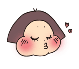 precocious young girl sticker #8648467