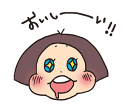 precocious young girl sticker #8648470