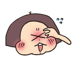 precocious young girl sticker #8648471