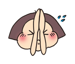 precocious young girl sticker #8648474