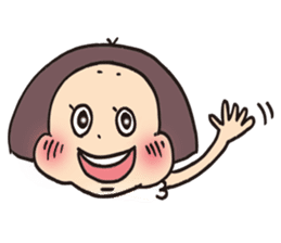 precocious young girl sticker #8648479