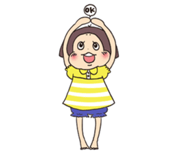 precocious young girl sticker #8648483