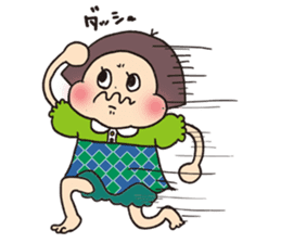 precocious young girl sticker #8648490